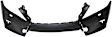 Front Primed Bumper Cover, 6 Cyl., 3.5L Engine, For Models Without F Sport and Ultra Premium Package, Without Parking Aid Sensor Holes, With Headlight Washer Holes, CAPA Certified