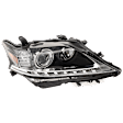 Passenger Side Headlight, without Bulb, Halogen, with LED DRL, 6 Cyl., 3.5L Engine, Japan Built Vehicle, CAPA Certified