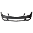 2011 Mercedes Benz C300 4Matic - Front Primed Bumper Cover, For Models Without AMG Styling Package, Headlight Washer Holes, Parktronic System and Daytime Running Light (DRL)