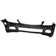 2011 Mercedes Benz C300 4Matic - Front Primed Bumper Cover, For Models Without AMG Styling Package, Headlight Washer Holes, Parktronic System and Daytime Running Light (DRL)