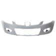 Front Primed Bumper Cover, 4 Cyl., 2.3L Engine, With Emblem Provision