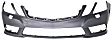 2012 Mercedes Benz E350 - Front Primed Bumper Cover, 4-Door, Wagon, For Models With AMG Styling Package, With Headlamp Washer and Without Parktronic, CAPA Certified