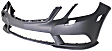 2012 Mercedes Benz E350 - Front Primed Bumper Cover, 4-Door, Wagon, For Models With AMG Styling Package, With Headlamp Washer and Without Parktronic, CAPA Certified