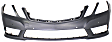 Front Primed Bumper Cover, Sedan/Wagon, With Parking Aid Sensor Holes, Without Headlight Washer Holes, For Models With AMG Styling Package, Except E63 Model