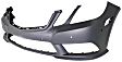Front Primed Bumper Cover, Sedan/Wagon, With Parking Aid Sensor Holes, Without Headlight Washer Holes, For Models With AMG Styling Package, Except E63 Model