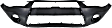 Front Primed Bumper Cover, Without Lower Protector