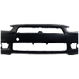2015 Mitsubishi Lancer Ralliart - Front Primed Bumper Cover, For Models With Standard Type Bumper