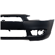2015 Mitsubishi Lancer Ralliart - Front Primed Bumper Cover, For Models With Standard Type Bumper