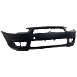 Front Primed Bumper Cover, Without Air Dam Holes and Chrome Grille, Standard Type, Except Evolution Model, CAPA Certified