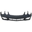 Front Primed Bumper Cover, Without Park Sensor and Headlight Washer Holes, For Models Without Sport and AMG Styling Package