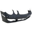 Front Primed Bumper Cover, Without Park Sensor and Headlight Washer Holes, For Models Without Sport and AMG Styling Package