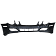 Front Primed Bumper Cover, Without Park Sensor and Headlight Washer Holes, For Models Without Sport and AMG Styling Package
