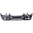 Front Primed Bumper Cover, Sedan/Wagon, With Headlight Washer Holes, For Models Without AMG Styling Package