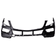 2012-2014 Mercedes Benz ML350 - Front Primed Bumper Cover, Without Parking Aid Sensor Holes, With Headlight Washer Holes, For Models Without AMG Styling Package