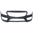 Front Primed Bumper Cover, Sedan, For Models With AMG Styling Package, With Parking Aid Sensor Holes, Except C63, CAPA Certified