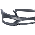 Front Primed Bumper Cover, Sedan, For Models With AMG Styling Package, With Parking Aid Sensor Holes, Except C63, CAPA Certified
