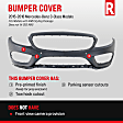 Front Primed Bumper Cover, Sedan, For Models With AMG Styling Package, Without Surround View, With Parking Aid Sensor Holes, Except C63 Model