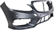 Front Primed Bumper Cover, Sedan/Wagon, For Models With Parking Aid Sensor Holes and AMG Styling Package, CAPA CERTIFIED