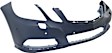 Front Primed Bumper Cover, 6 Cyl., 3.5L Engine, Sedan/Hybrid/Wagon, With Park Sensor and Headlight Washer Holes, For Models With E400 Elegance Package, Without AMG Styling Package