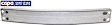 Front Bumper Reinforcement, Aluminum, CAPA CERTIFIED