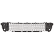 Front, Center Bumper Grille, Black, Base Model