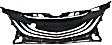 Front, Lower Bumper Grille, Black, Mazdaspeed Model, 4 Cyl., 2.3L Engine