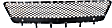 Front Bumper Grille, Textured Black, Base Model