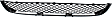 Front Bumper Grille, Textured Black, Base Model