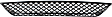 Front Bumper Grille, Textured Black, Base Model