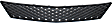Front, Center Bumper Grille, Textured Black, 6 Cyl., 3.5L Engine