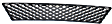 Front, Center Bumper Grille, Textured Black, 6 Cyl., 3.5L Engine