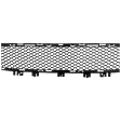 Front, Center Bumper Grille, Textured Black