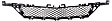 Front Bumper Grille, Textured Black