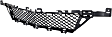 Front Bumper Grille, Textured Black