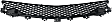 2013 Mercedes Benz C350 - Front, Center, Lower Bumper Grille, For Models With AMG Styling Package, Textured Black
