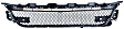 Front, Center, Lower Bumper Grille, Textured Black