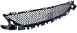 Front, Center Bumper Grille, Textured Black