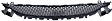 Front, Center Bumper Grille, Textured Black