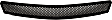 Front, Center Bumper Grille, Textured Black