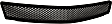 Front, Center Bumper Grille, Textured Black