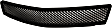 Front, Center Bumper Grille, Textured Black