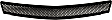 Front, Center Bumper Grille, Textured Black