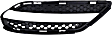 Front, Passenger Side, Outer Bumper Grille, Black