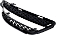 Front, Passenger Side, Outer Bumper Grille, Black