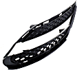 Front, Passenger Side, Outer Bumper Grille, Black