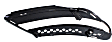 Front, Passenger Side, Outer Bumper Grille, Black