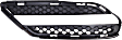 Front, Driver Side, Outer Bumper Grille, Black