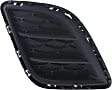 Front, Passenger Side Fog Light Cover, Primed