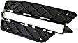 Front, Driver Side, Outer Bumper Grille, Textured Black