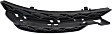 Front, Driver Side, Outer Bumper Grille, Textured Black